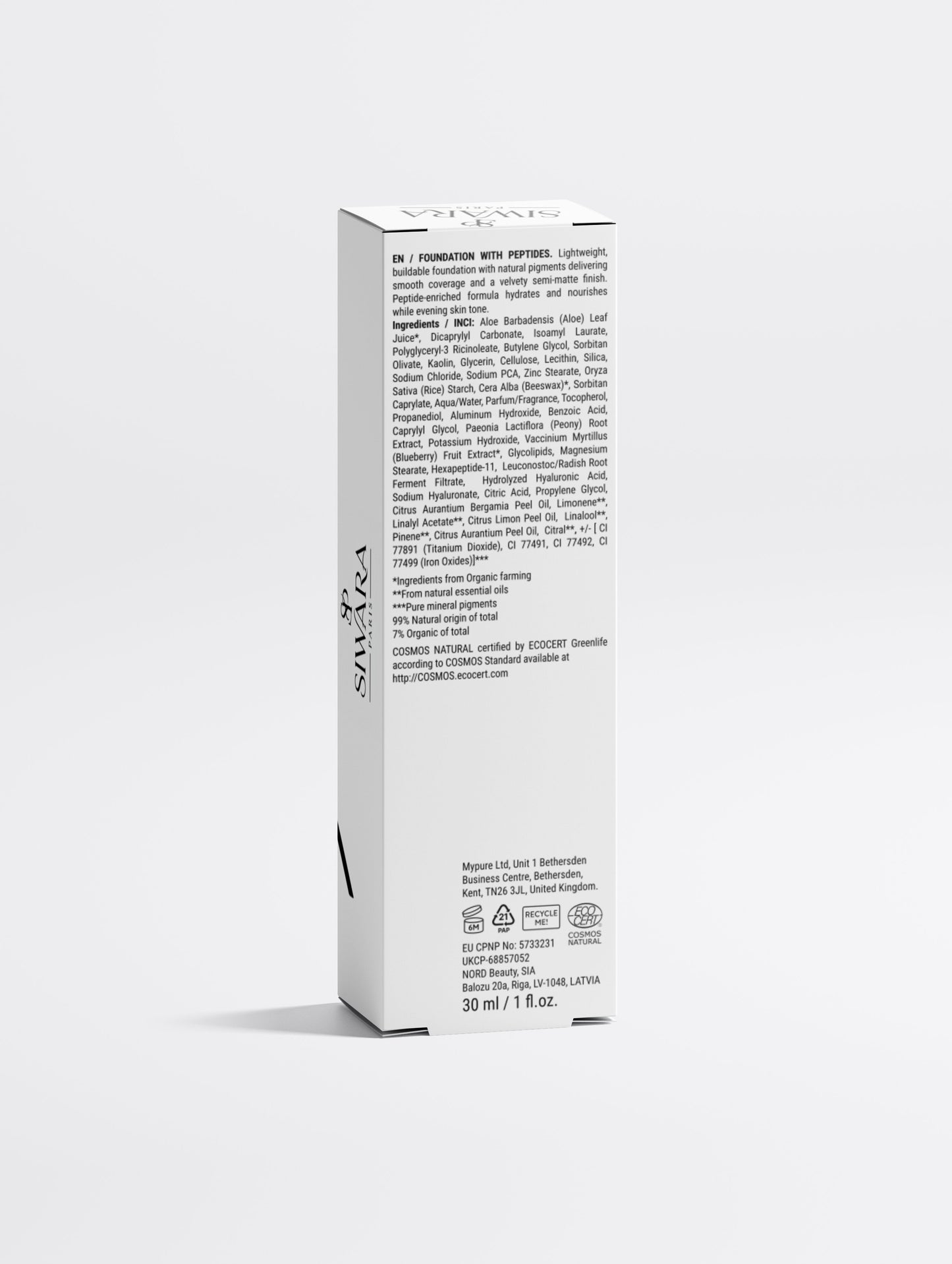 Fond de Teint aux Peptides, Beige Clair