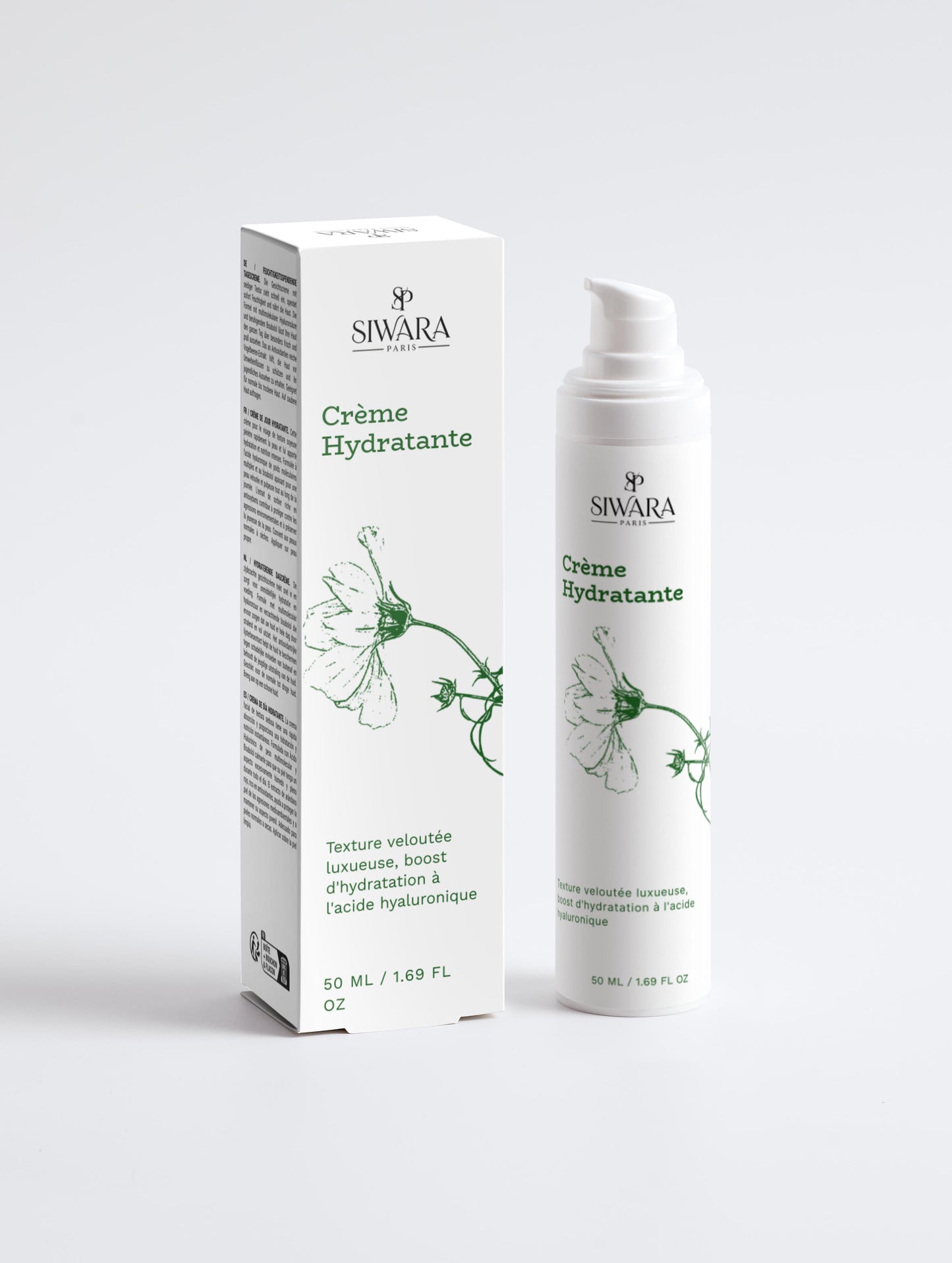 Crème Hydratante à l'Acide Hyaluronique