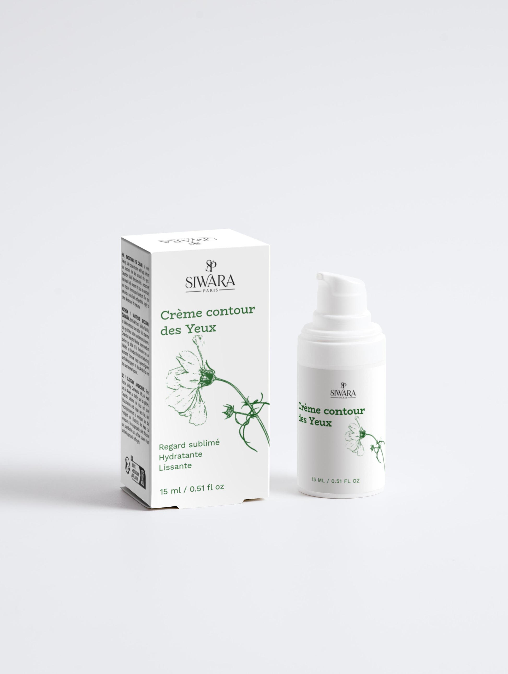 Crème contour des yeux hydratante anti-âge pour peau délicate du contour de l'œil SIWARA PARIS