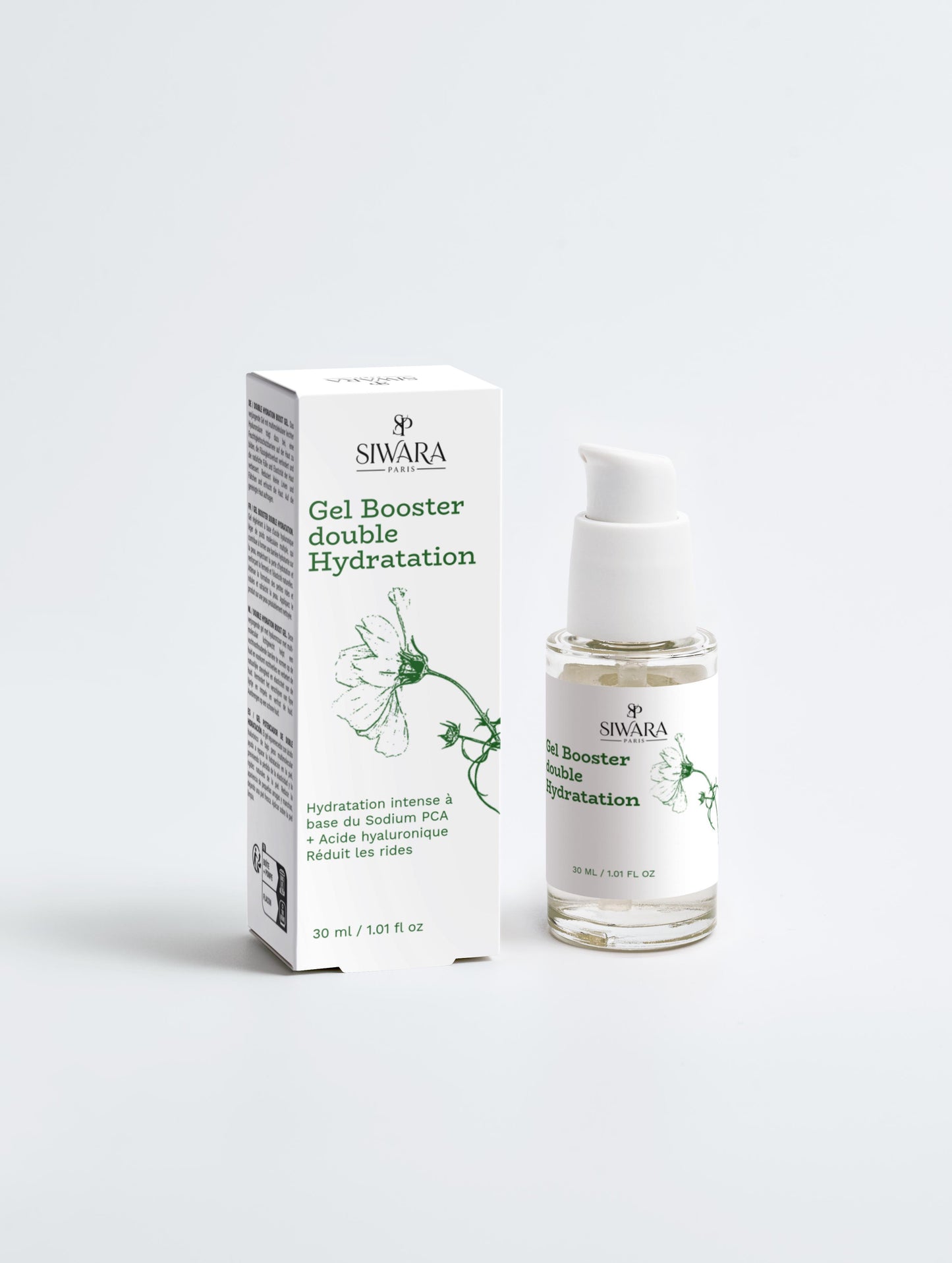 Gel double hydratation repulpant pour peau hydratée et éclatante SIWARA PARIS