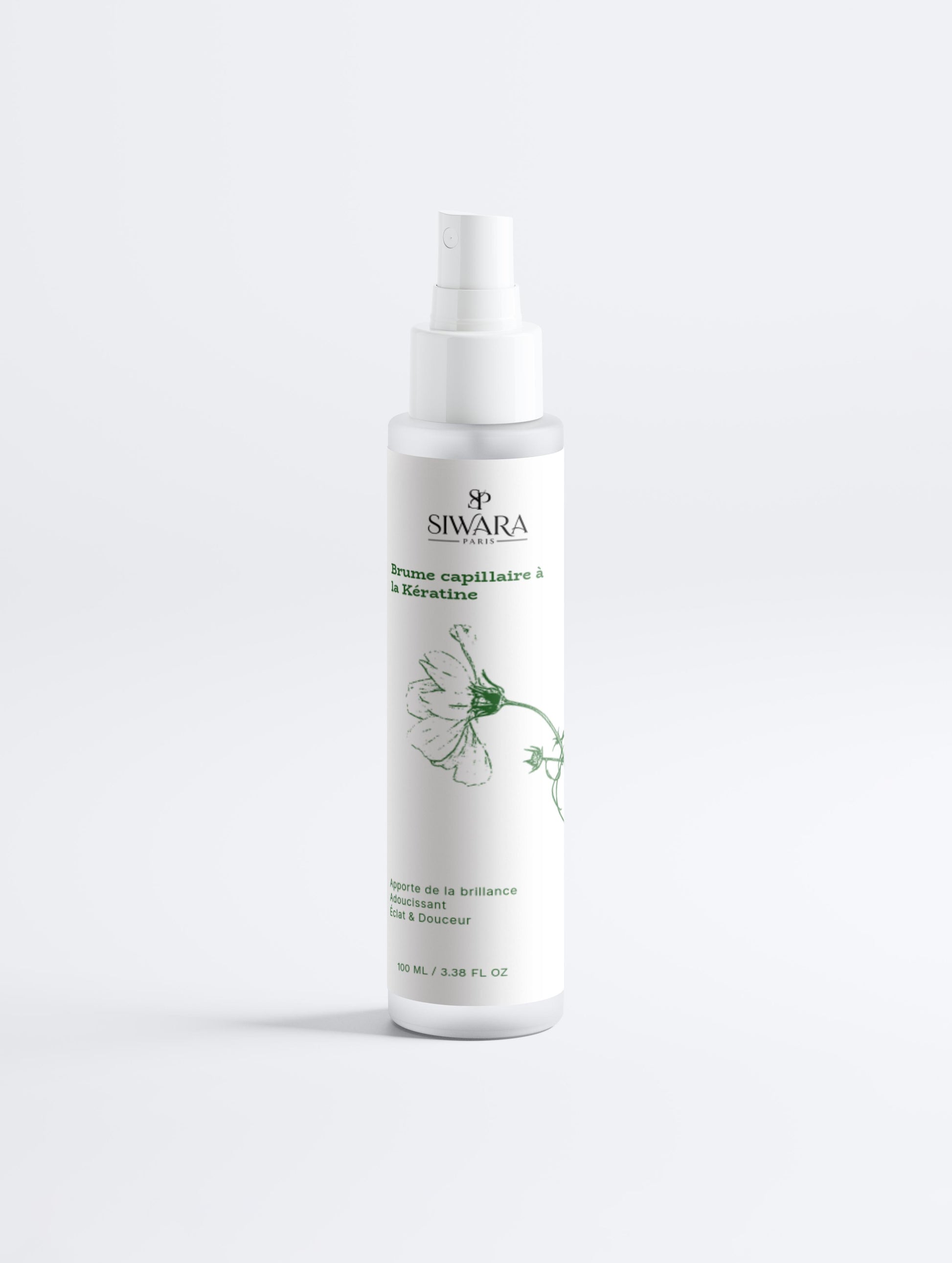 Soin capillaire kératine pour brillance instantanée et cheveux réparés SIWARA PARIS