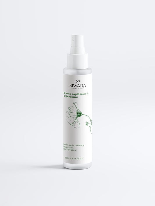 Soin capillaire kératine pour brillance instantanée et cheveux réparés SIWARA PARIS